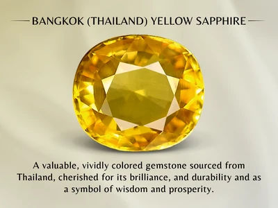 Bangkok (Thailand) Yellow Sapphire